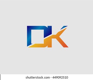 Letter D and K logo

