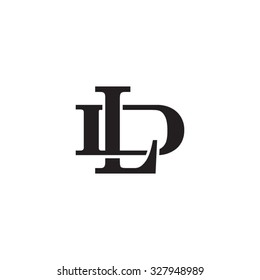 letter D and L monogram logo