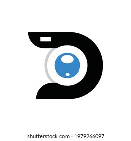 Diseño del logotipo de la carta D