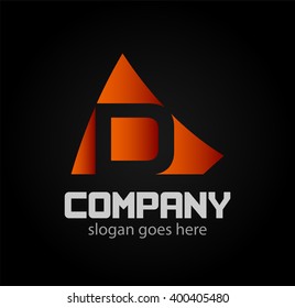Letter D logo
