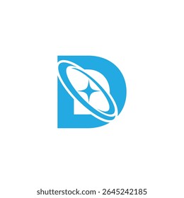 Letter D logo, D logo, AI logo set, modern and minimal design, tech-inspired, colorful icons and symbols, suitable for artificial intelligence, innovation, branding, startups, and digital identity.
