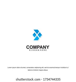 Letter D logo for business. Business corporate letter D logo design template. Simple and clean flat design of letter D logo vector template.