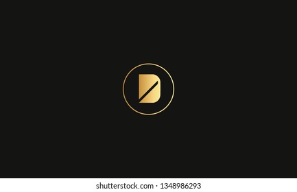 LETTER D LOGO WITH CIRCLE FRAME FOR LOGO DESIGN OR ILLUSTRATION USE