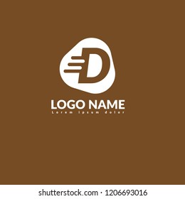 letter D logo concept