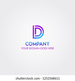 Letter D logo concept