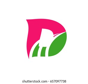 Letter D logo. Creative concept icon
