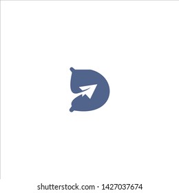 Letter D Logo Creative and Pillow Shape Logo Design