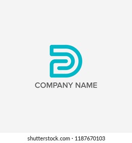 Letter D logo design