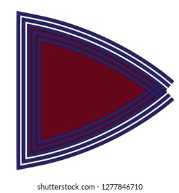 Letter D logo design blue color