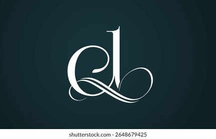 Letter d logo design with a blue background. Modern trendy initial luxury d letter logo design. Royal premium letter d logo design vector template.