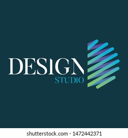 Letter D logo, design logo concept