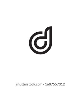Letter D logo design concept.