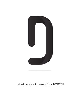 Letter D logo design concept