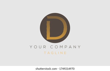 Letter D Logo Design, Creative Modern Icon D