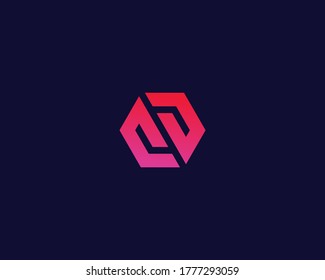 Letter D D logo design. creative minimal monochrome monogram symbol. Universal elegant vector emblem. Premium business logotype. Graphic alphabet symbol for corporate identity