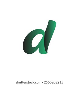 Letter D logo design, D letter gradient logo, D abstract logo, Iconic Letter D Logo, Element Set, logomark, gradient color