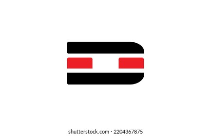 Letter D logo design. Initial letter D logo icon vector illustration.