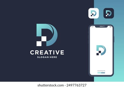 letter d logo design inspiration