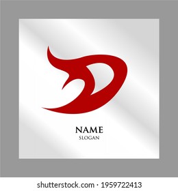 Letter "D" logo design. Minimum creative. Design of an elegant universal vector sign. Premium business logotype. Graphic alphabet symbol for company business identity