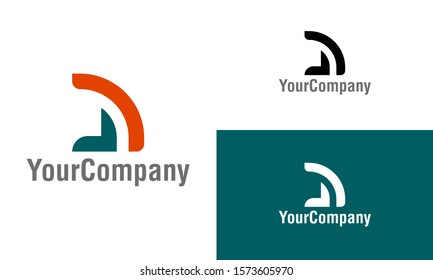 Letter D logo design template. Simple minimalist template graphic illustration. Creative vector emblem, for icon or design concept.