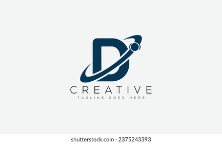 Letter D logo design template vector illustration