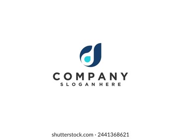 Letter D logo design template