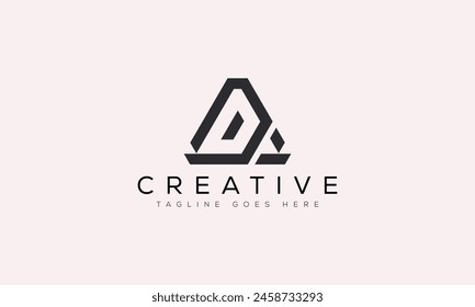 Letter D logo design template vector illustration