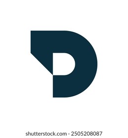 Elementos de Plantilla de diseño de logotipo de letra D