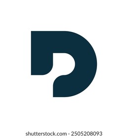 Letter D logo design template elements