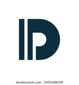 Letter D logo design template elements