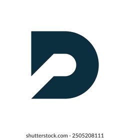 Letter D logo design template elements