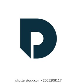 Letter D logo design template elements