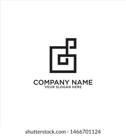 Letter D logo design vector.