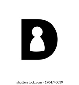 letter D logo design vector creative idea