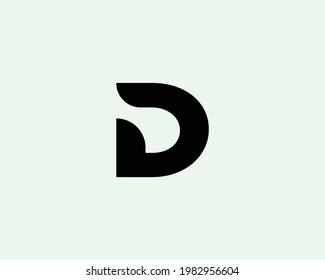 letter D logo design vector template