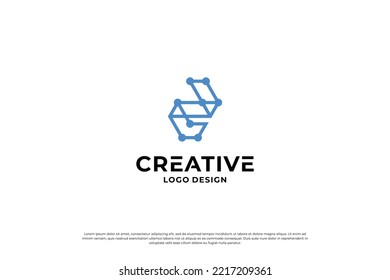 vector de diseño del logotipo de la letra D. Letras iniciales D para marca de logotipo. Letra inicial de signo de D creativa.