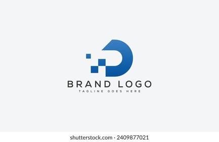 letter D logo design vector template design for brand.