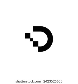 Letter D Logo Design Vector. Usable for Business Logo. Initials Vector