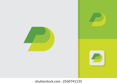 letter d logo design vector template