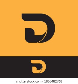 LETTER D LOGO DESIGN VETOR