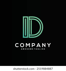 Letter D logo design for your business