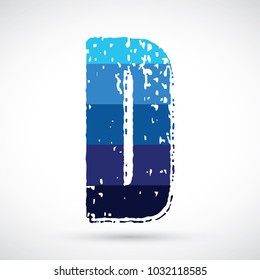 Letter D logo icon design template elements
