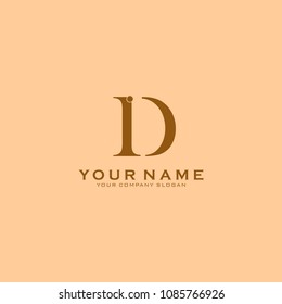 Letter D logo icon design template elements
