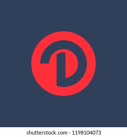 Letter D logo icon design template elements