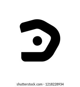 Letter D logo. Icon design. Template elements - vector sign