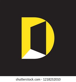 Letter D logo. Icon design. Template elements - vector sign