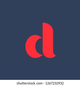 Letter D logo icon design template elements