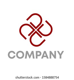 letter d logo icon design template sign