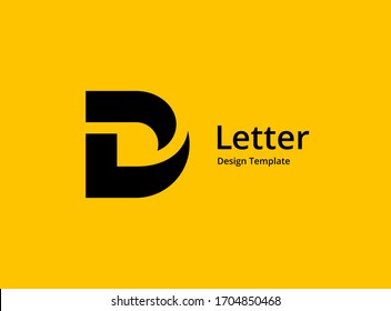 Letter D logo icon design template elements