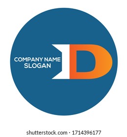 Letter D logo icon design template